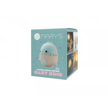 ECO LIGHT MW20794 dječja noćna lampa s dinosaurima, LED, 0,75W, USB punjiva, touch senzor, toplo bijela i RGB