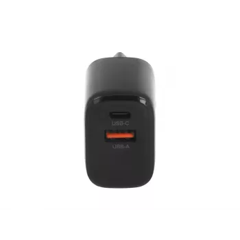 MOVANO GaN 20W USB-C PD + USB-A punjač (crni)