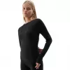 4F ženska termoaktivna majica F152, Deep Black, M/L