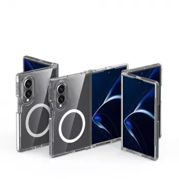 Tech-Protect Flexair Hybrid MagSafe futrola za Samsung Galaxy Z Fold 8 - prozirna