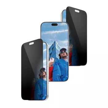 PanzerGlass 2-smjerna zaštitna folija za zaslon za privatnost Ultra-Wide Fit s EasyAligner za Apple iPhone 18 Pro