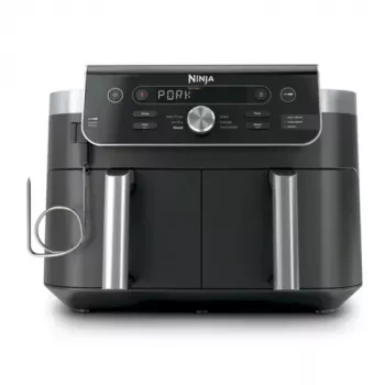 Ninja Dual Zone XL DZ950EU friteza na vrući zrak 9,5 L 2470 W, crno-siva