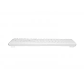 NATEC Tang US bežična Bluetooth + 2,4 GHz Silent Slim tipkovnica, bijela
