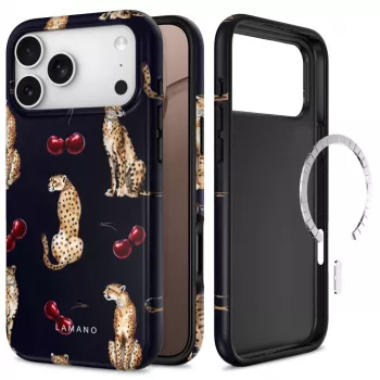 TECH-PROTECT Lamano MagSafe maska za iPhone 17 Pro Max / 18 Pro Max - Midnight Cherry