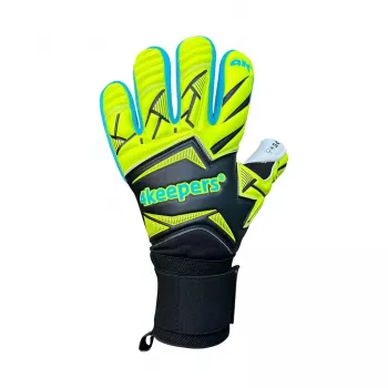 4Keepers Force V5 25 Wave NC rukavice za vratara, crno-fluo zelene, veličina 9