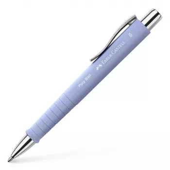 Faber-Castell Poly Ball XB Colours kemijska olovka, iris tijelo, plava tinta, 1,0 mm 241154