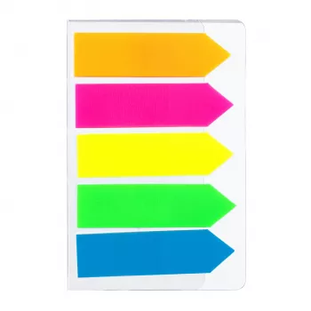 DELI Stick Up Index Flags PP 50x12 mm 100 Sheets Assorted Colors (D338199)