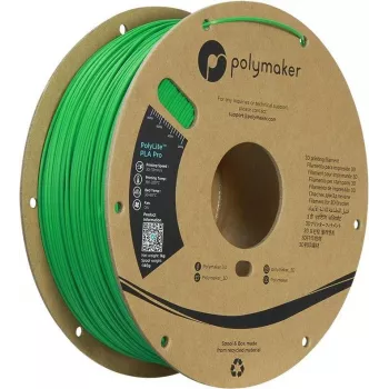 Polymaker PolyLite PLA Pro filament 1,75 mm 1 kg zelena visoka krutost i žilavost PA07008