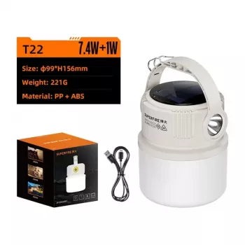 Superfire T22 kamp lampa