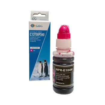G&G EcoTank tintna boca magenta, kompatibilna s Epson 104 (70ml)