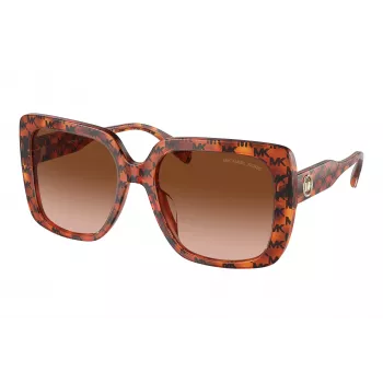 Michael Kors ženske sunčane naočale MK2183U35553B, Dark Tortoise, smeđi gradijent, 55/18/140 mm