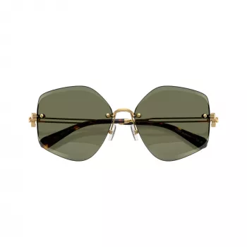Tory Burch TY6111-334371 ženske sunčane naočale, tamni okvir Havana, smeđe gradijent leće, 56/16/140 mm