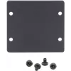 Kramer W-2BLANK crni slijepi umetak za zidne ploče (2 otvora) 85-00705090