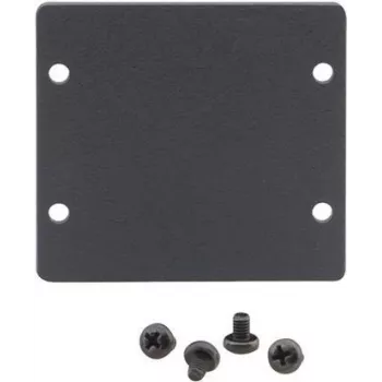 Kramer W-2BLANK crni slijepi umetak za zidne ploče (2 otvora) 85-00705090