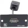 Kramer WU-AB modularni Snap-In umetak USB Type-A ženski na ženski, crni 85-0118399