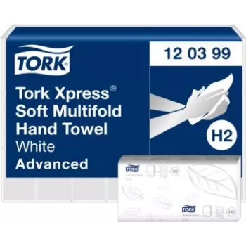 TORK Xpress H2 Advanced multifold ručnici, 2-slojni, bijeli, 2850 listova (120399)