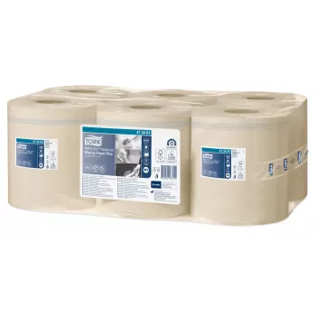 Tork Reflex Advanced M4 role papira za brisanje Centrefeed, 2-slojne, prirodne, 429 listova, 6 rola 473481