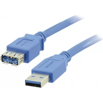 Kramer Electronics USB-A utikač na USB-A utičnicu 3.0 produžni kabel 3m crni (96-02310010)