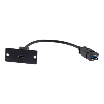 Kramer Electronics WU-CA(B) USB-C prolazni umetak, crni 80-00026499