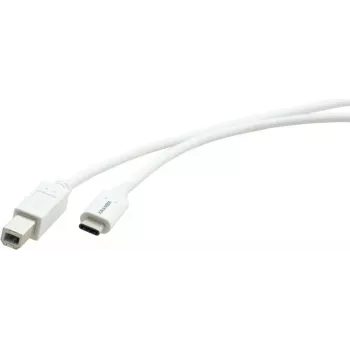 Kramer Electronics C-USB/CB-6 USB 2.0 kabel, USB-C utikač na USB-B utikač, 1,8 m, bijeli 96-02357106
