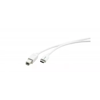 Kramer C-USB/CB-10 USB 2.0 kabel, USB-C utikač na USB-B utikač, 3 m, bijeli 96-02357110