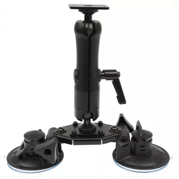 Brodit Double Suction Cup Mount with AMPS Base Plate, 3 kg Load Capacity 217124
