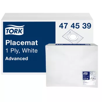 Tork Advanced bijeli stolni podmetači 27 x 42 cm, 500 komada (474539)