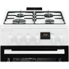 Electrolux LKK560232W samostojeći plinski štednjak s električnom pećnicom, 58 L, bijeli