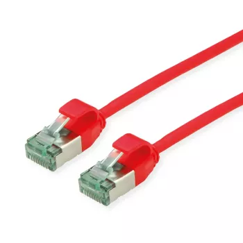 ROLINE RM U/FTP Patch Cable Cat.6A/Class EA SLIM Red 0.3m 21.45.3311