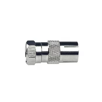 AXING CFA100 adapter IEC utičnica na F utikač 75 Ohm CFA00100