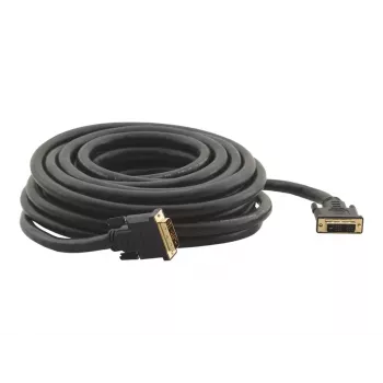 Kramer C-DM/DM/XL serija DVI-D Single Link kabel, DVI-D utikač na DVI-D utikač, 10,6 m, crni, vijci s narezanom glavom (94-0111035)