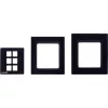 Kramer Electronics RC-206/RC-306 EU panel set 80/86 (B) - crni set okvira i prednje ploče za EU verziju RC-206/RC-306 30-00020599
