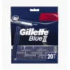 Gillette Blue II jednokratni brijači za muškarce, 20 komada, dvostruke oštrice s Lubrastrip 7702018466757