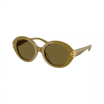 Tory Burch TY7210U ženske sunčane naočale Cat Eye, okvir tamna Havana, smeđe gradient leće, 53-18-145 mm, UV zaštita TY7210U201073