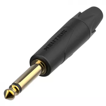 Neutrik NP2XX-AU-0 2-polni profesionalni 1/4 inch jack utikač, pozlaćeni kontakti, niklano kućište