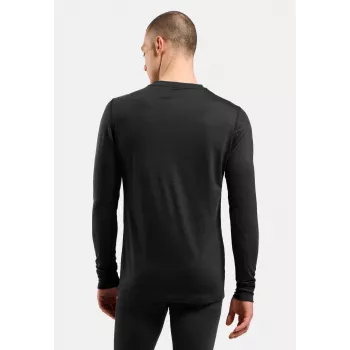 Odlo Merino 200 BL Top Crew Neck LS base layer gornji dio - crni - XXL