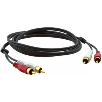 Kramer C-2RAM/2RAM-1 RCA utikač na RCA utikač koaksijalni audio kabel 0,3m crni 95-0202001