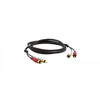 Kramer C-2RAM/2RAM-1 RCA utikač na RCA utikač koaksijalni audio kabel 0,3m crni 95-0202001