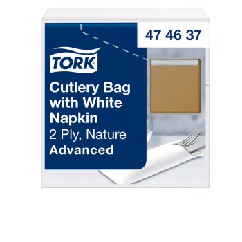 TORK 100 vrećice za pribor za jelo smeđe 6,0 x 19,5 cm (474637)
