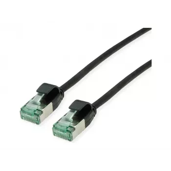 ROLINE RM U/FTP Cat.6A/Class EA SLIM Patch Cable, Black, 5 m 21.45.3357