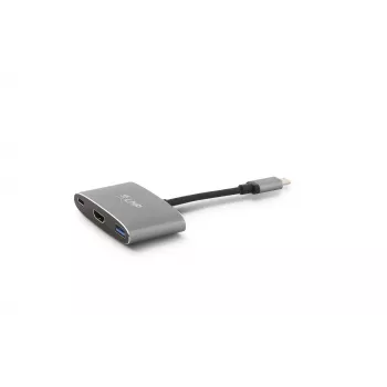 LMP USB-C Combo Hub - HDMI, 3x USB-A, USB-C PD 60W, 5 Gbit/s, Space Grey aluminij za MacBook 12 inch
