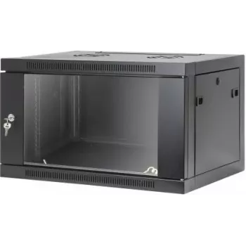 Intellinet 19 inch mrežno zidno kućište, montaža bez alata, 6U, 450 mm dubine, crno RAL 9005 (716826)