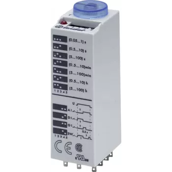 Finder multifunkcijski vremenski relej 85.03.0.024.0000, 24V AC/DC, 3 CO, 16 funkcija, za DIN tračnicu
