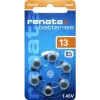 Renata ZA13.DP6 0HG cink-zrak baterija za slušni aparat PR48, 1,4 V, 305 mAh, pakiranje od 6
