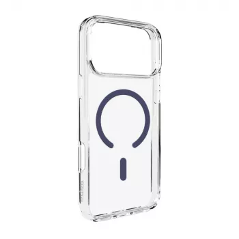 PURO Icon MagSafe prozirna futrola za Apple iPhone 17 Pro – prozirno plava
