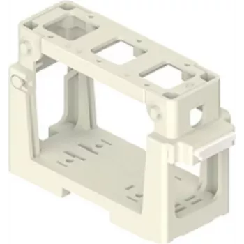ILME COB03/3BC držač modula za 3x 21,21 mm umetka, termoplast, crni