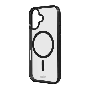 SBS futrola Apple iPhone 17 prozirna crna kompatibilna s MagSafe TEMAGCOLIP1763K