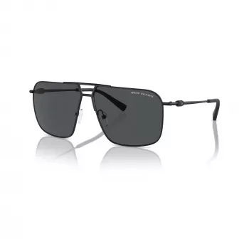 Armani Exchange muške četvrtaste sunčane naočale AX2050S609980 mat crno/tamno sive 60mm