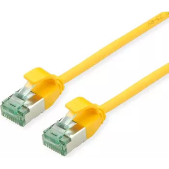 ROLINE RM U/FTP Patch Cable Cat.6A Class EA Slim Yellow 0.5m 21.45.3322