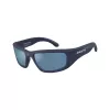 Arnette AN4358 275922 muške pravokutne sunčane naočale, mat crni okvir, siva stakla, 58mm